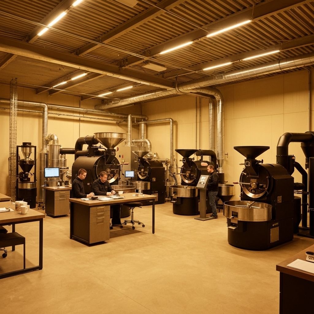 Proses roasting kopi profesional